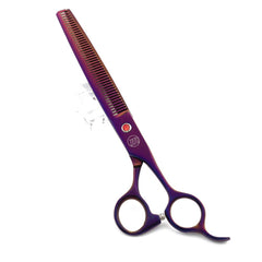 Moontay dog grooming scissors thinning 8in blends thick fur for natural transitions