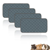 Mooydee guinea pig pad 4-pack provides reusable bedding for roomy cages.