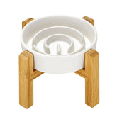 MOPANG ceramic slow-feeder bowl—durable, safe design for calm small pet meals.