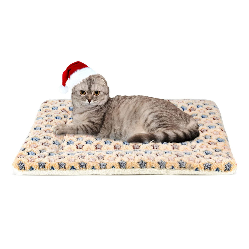 Mora Pets crate pad top view shows cozy, versatile bed for crates and carriers, comfort on go