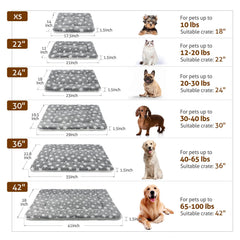 Mora Pets dog bed crate pad reversible side showcased for versatile decor
