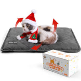 Mora Pets self-heating bed with reflective layer delivers cozy warmth for chilly evenings.