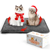 mora-pets self-heating bed top view shows cozy warmth for indoor cats