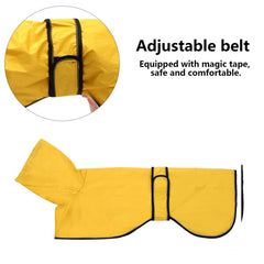 Morezi dog raincoat breathable mesh lining helps regulate temperature.