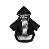 Morezi dog raincoat waterproof black XL with hood keeps pups dry during rainy walks.
