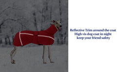 Morezi Greyhound Winter Coat fleece-lined interior for warmth and comfort