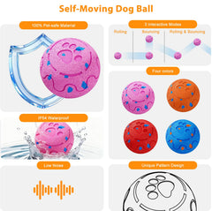 Morhandisn dog ball pink bounce action highlights energetic fetch sessions.
