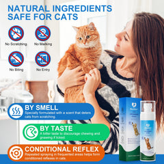Morikey cat deterrent spray used outdoors to guard plants and garden