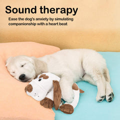 Moropaky Puppy Heartbeat Toy in a crate shows crate training support