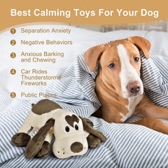 Moropaky heartbeat mechanism inside the toy demonstrates a realistic pulsing cue for anxiety relief.