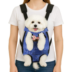 Mosago dog backpack carrier front pocket for quick access to treats and essentials.