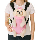 Mosago dog backpack carrier with cushioned straps for comfortable walks