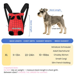 Mosago dog backpack leg-and-tail-openings provide natural comfort and reduced chafing