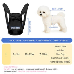 Mosago dog backpack side wear highlights hands-free commuting and effortless carrying.