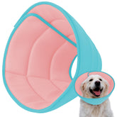 Mosago soft dog cone collar with breathable mesh provides gentle post-surgery comfort.