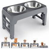 Moserein elevated dog bowls stand—stable, clean feeding for medium to large dogs.