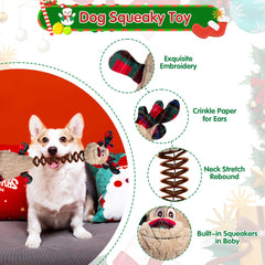 Motsamla plush squeaky dog toy with soft fabric for engaging play