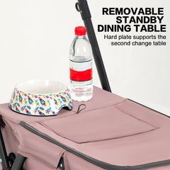 MOV COMPRA pet stroller interior space showcases cozy rest area for pets.