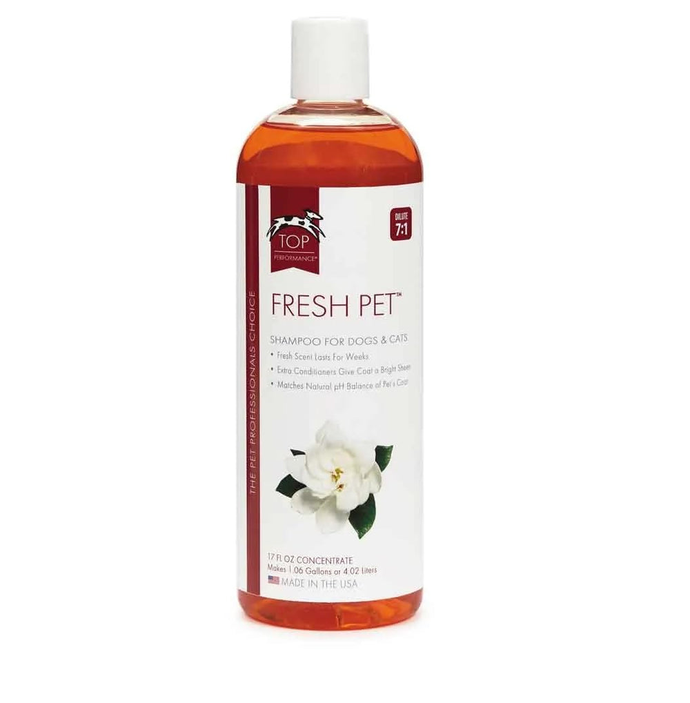 MPP Dog Grooming Pro shampoo bottle 17oz ready for pro grooming with shiny results