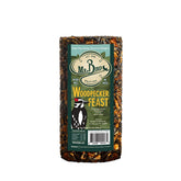 Mr. Bird Woodpecker Feast packaging highlights a dense, nutrient-rich mix to attract backyard woodpeckers.