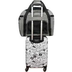 Mr. Peanut's Coronado interior features faux fleece base for pet comfort on long rides