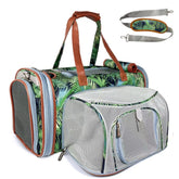 Mr. Peanut's Gold Series Tropical front view—lightweight, travel-ready pet carrier.