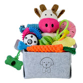 MRSOHRET rope toy set for puppies soothes teething and reduces boredom.