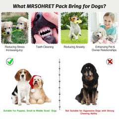 MRSOHRET squeaky plush toys provide comforting companionship and mental stimulation