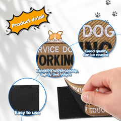 MTLEE service-dog-patches in multiple sizes for versatile fixtures.