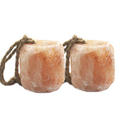 MUYG Himalayan salt lick on rope provides minerals to support hydration for livestock.