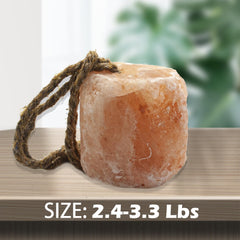 MUYG two-pack Himalayan salt lick block with natural minerals for daily supplementation.