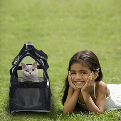 MuchL pet carrier side bags store snacks and accessories