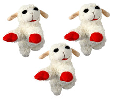Multipet Lamb Chop de 6 pulgadas, juguete para perro, ideal para juego y mordisqueo seguro