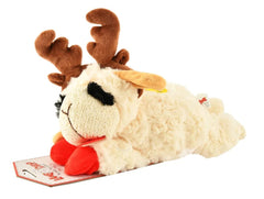 Multipet Holiday Lambchop antlers close-up highlighting plush texture