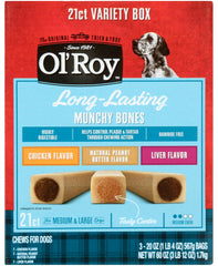 Munchy Bone chicken chew supports healthy chewing habits with long-lasting texture.
