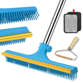 Mupapi 3in1 carpet rake pet hair remover for plush carpets and cushions.