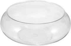 Musaner clear fish bowl vase round-design, ideal for modern decor and aquatic display.