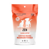 Mushroom Matrix Zen pet bottle provides calming support for dogs and cats.