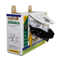 Mutt Mitt bags size 9x12-75 highlighting generous cleaning capacity.