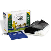 Mutt Mitt dispense box front view for easy wall-mount setup and access.