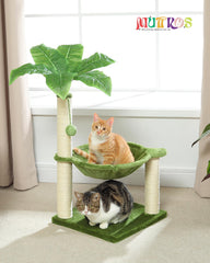 MUTTROS cat tree with sisal posts—durable scratching and play.