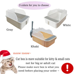 MUYG Kitten Toilet with Removable Litter Pan for tidy cleanup