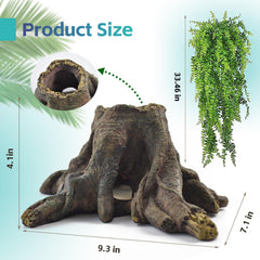 MUYG rectangle hammock adds a comfortable resting spot inside the terrarium