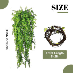 MUYG reptile artificial plant 85cm adds lush vertical habitat realism.