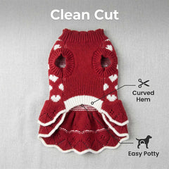 MuYaoPet dog sweater winter-walk photos demonstrates daily warmth and style