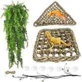 MUYG Bearded Dragon Hammock Triangle resting spot in terrarium