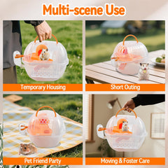 MUYG carrier cage side ventilation highlights airflow for comfortable transport