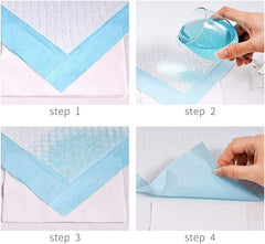 MUYG guinea pig pads used as cage liner for easy cleanup