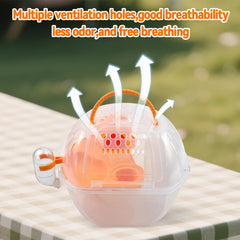 MUYG hamster travel food bowl supports easy feeding during trips