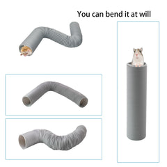 muyg hamster tunnels chew toy closeup showing durable plastic for gnawing fun